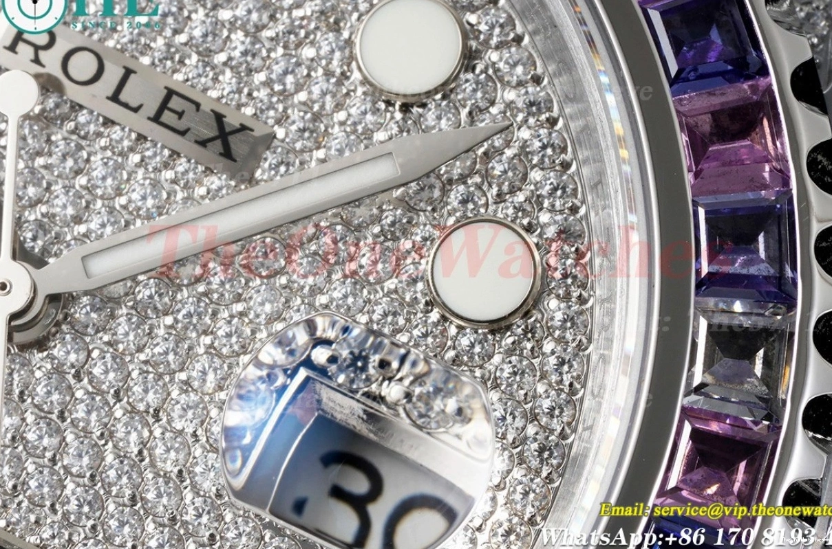 VR3235 42mm Full RU Dial Diamonds JVSF SS 904L Yacht-Master 0130